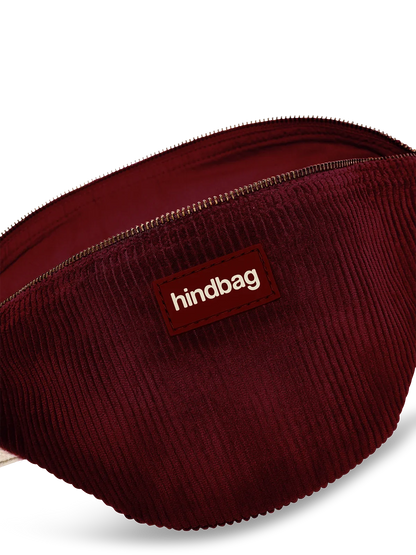 Olivia burgundy corduroy Bum bag