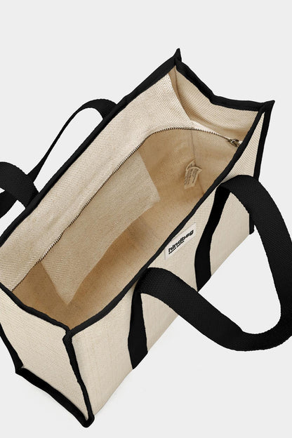 Oscar Jute Tote Bag