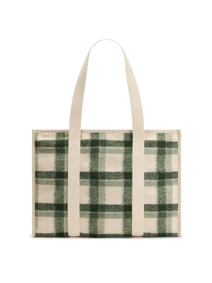 Oscar green tartan Tote Bag