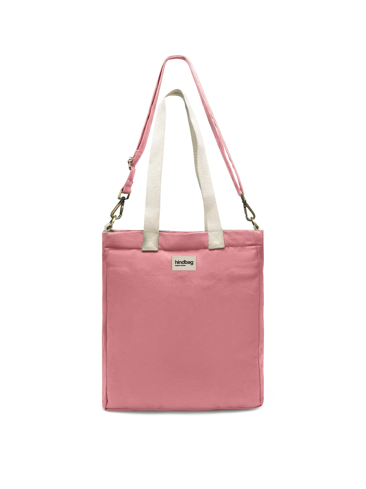 Vertical tote bag Paul Pink blush