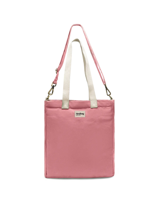 Vertical tote bag Paul Pink blush
