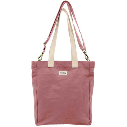 Vertical tote bag Paul Pink blush