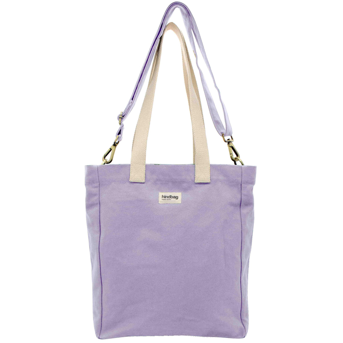 Vertical shopping bag Paul Lilac