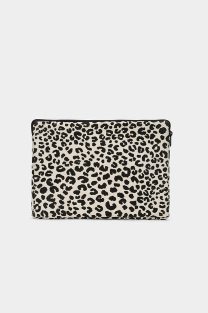 Ava Leopard Off-white computer case