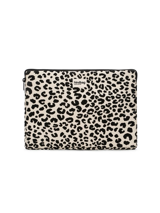 Ava Leopard Off-white computer case