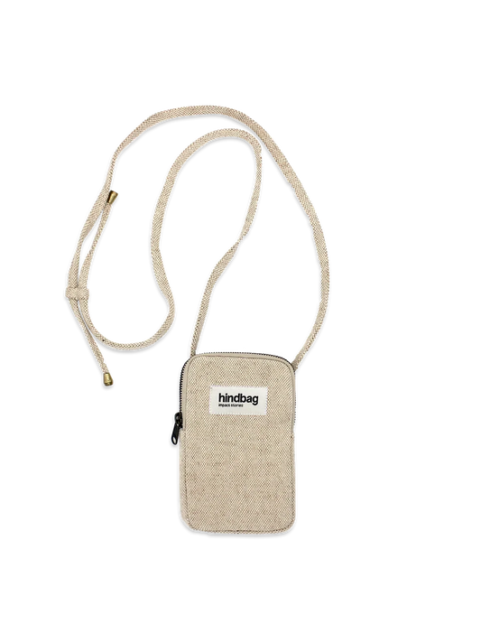 Bill Jute phone pouch