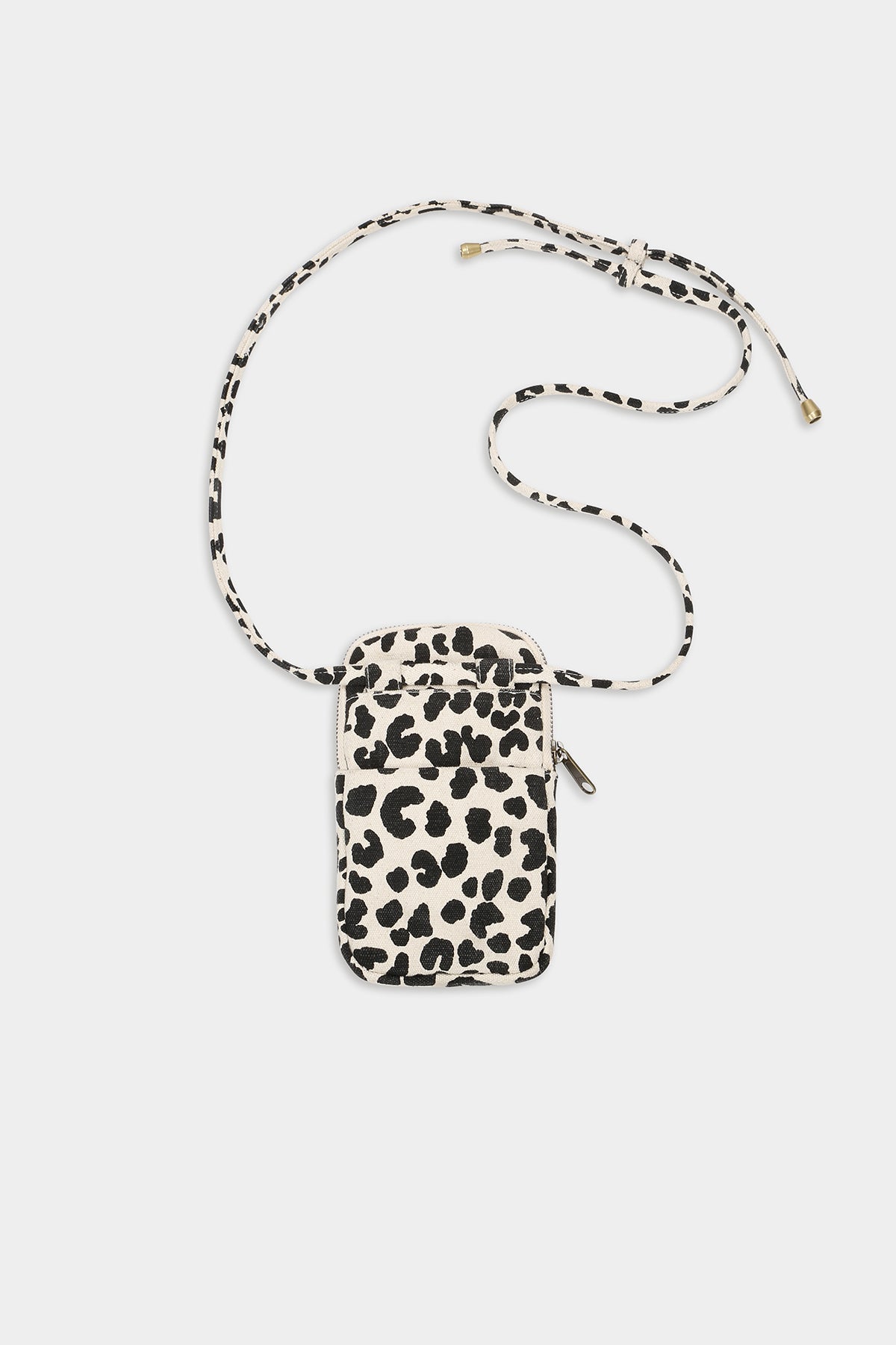 Bill Leopard Off-white Phone Pouch