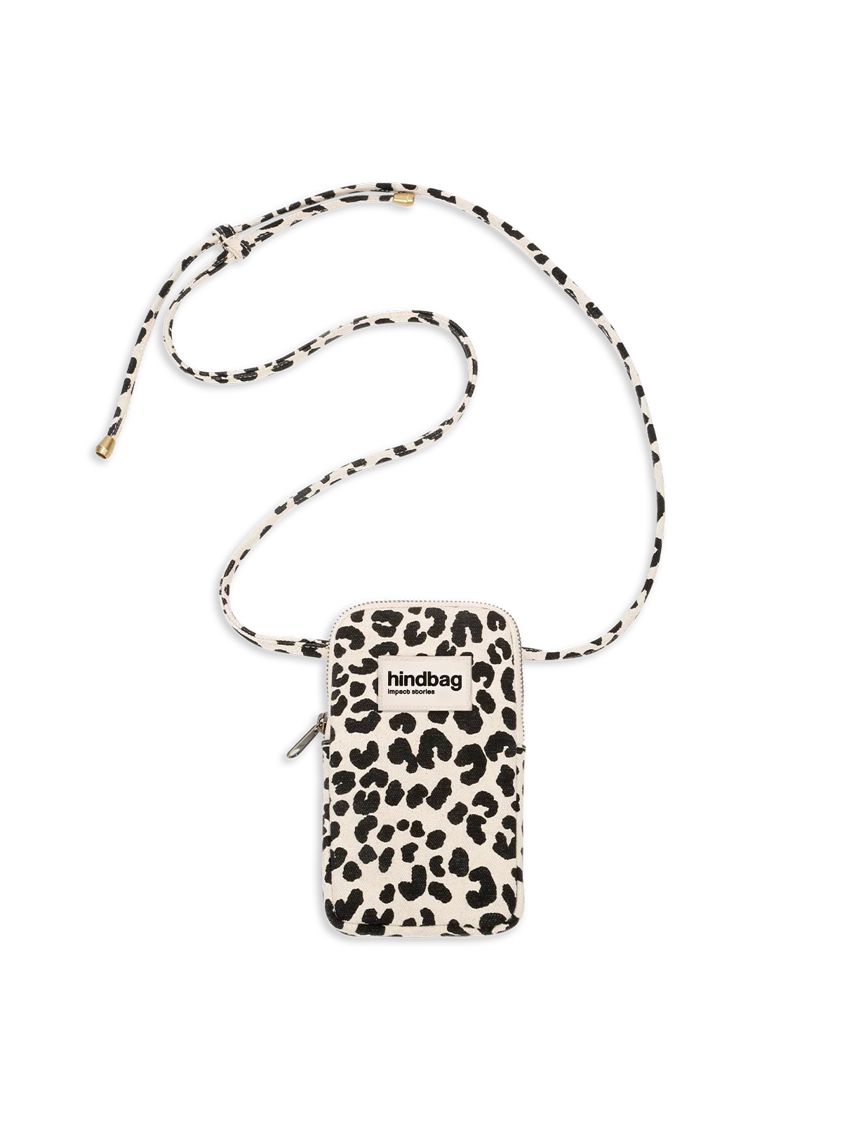 Bill Leopard Off-white Phone Pouch