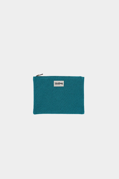 Ema Peacock Blue Pouch