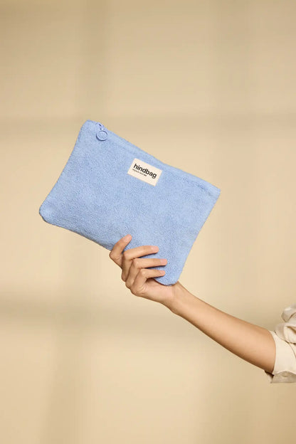 Ema Cloud Blue Terry Pouch