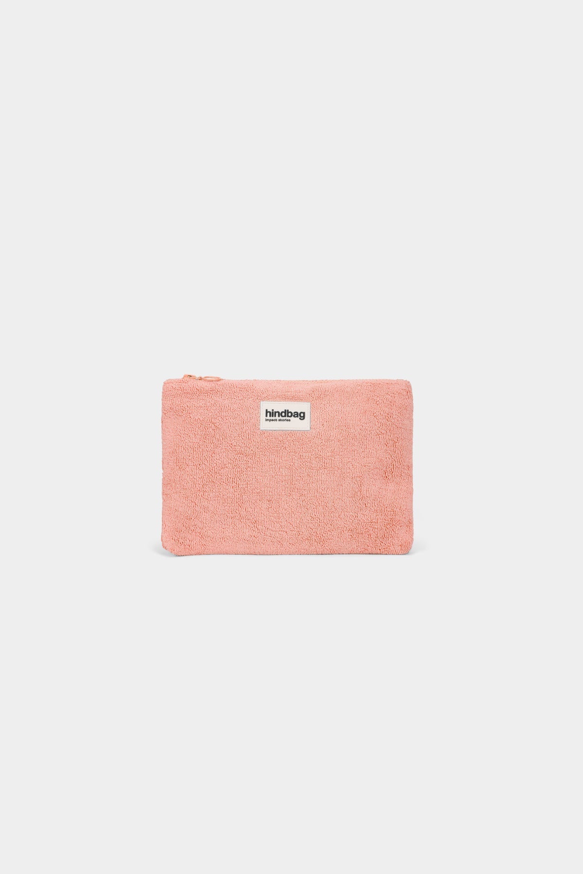 Ema Coral Pink Terry Pouch