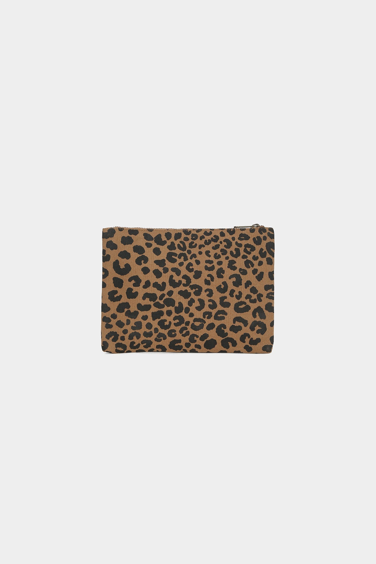 Ema Leopard Cinnamon Pouch