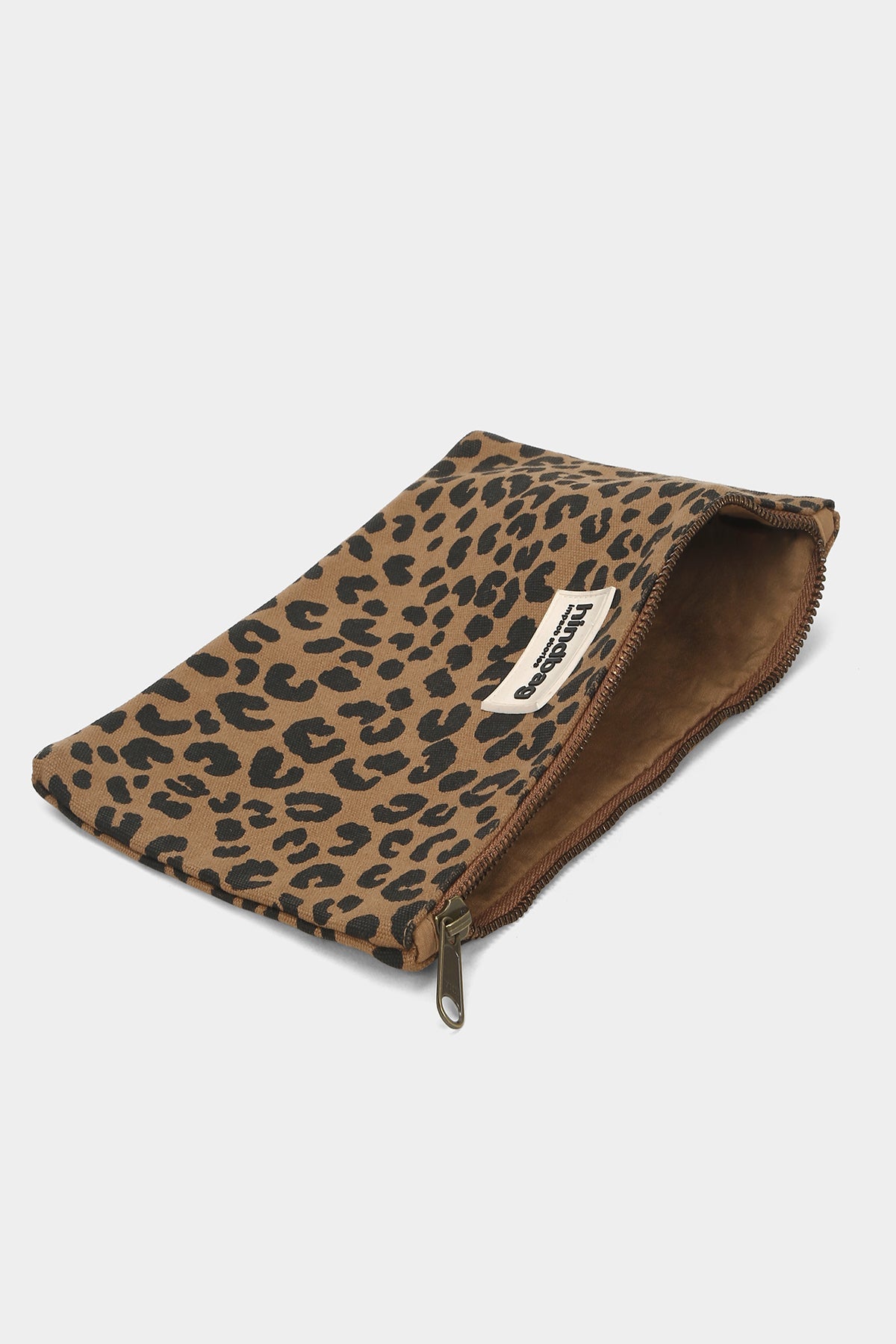 Ema Leopard Cinnamon Pouch