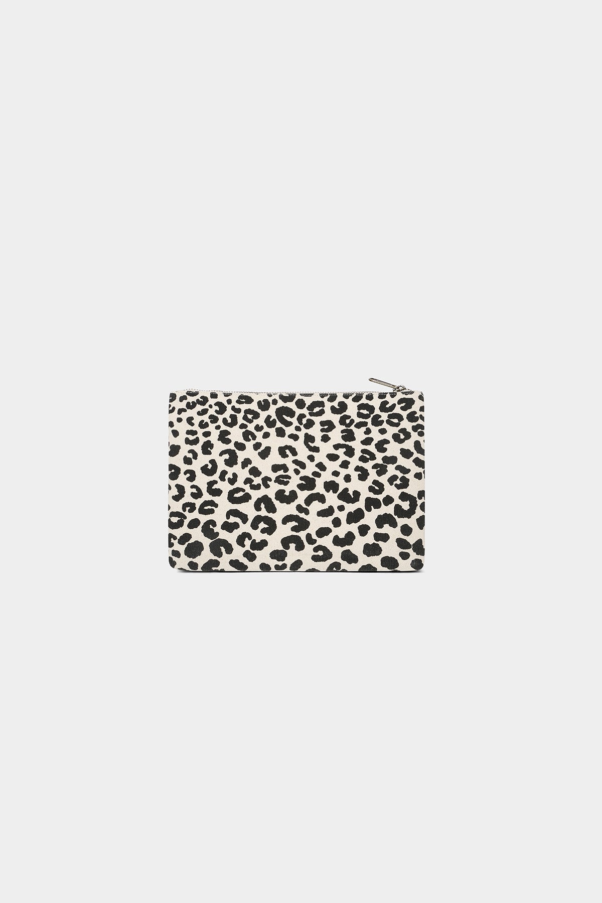 Ema Leopard Off-white Pouch