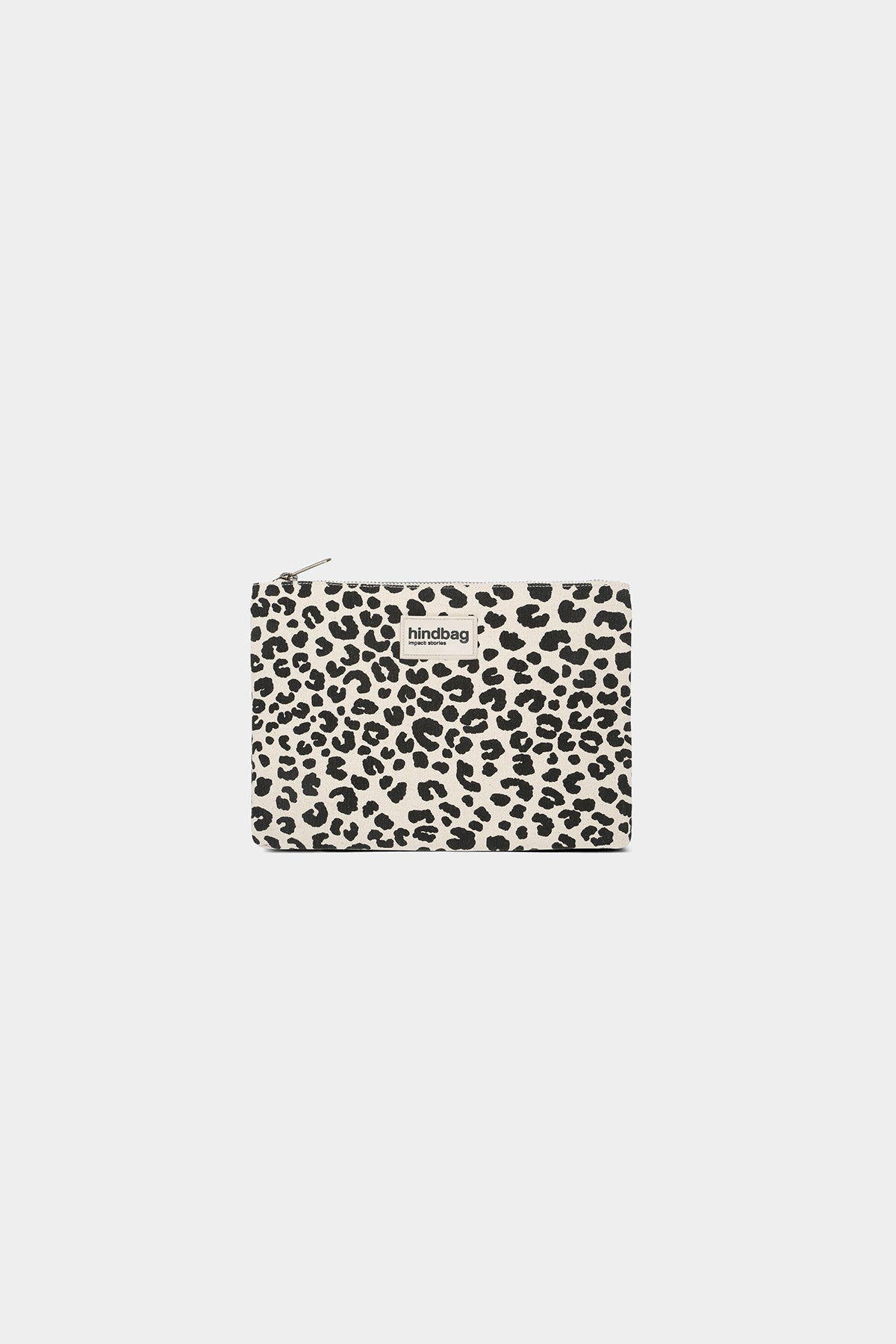 Ema Leopard Off-white Pouch