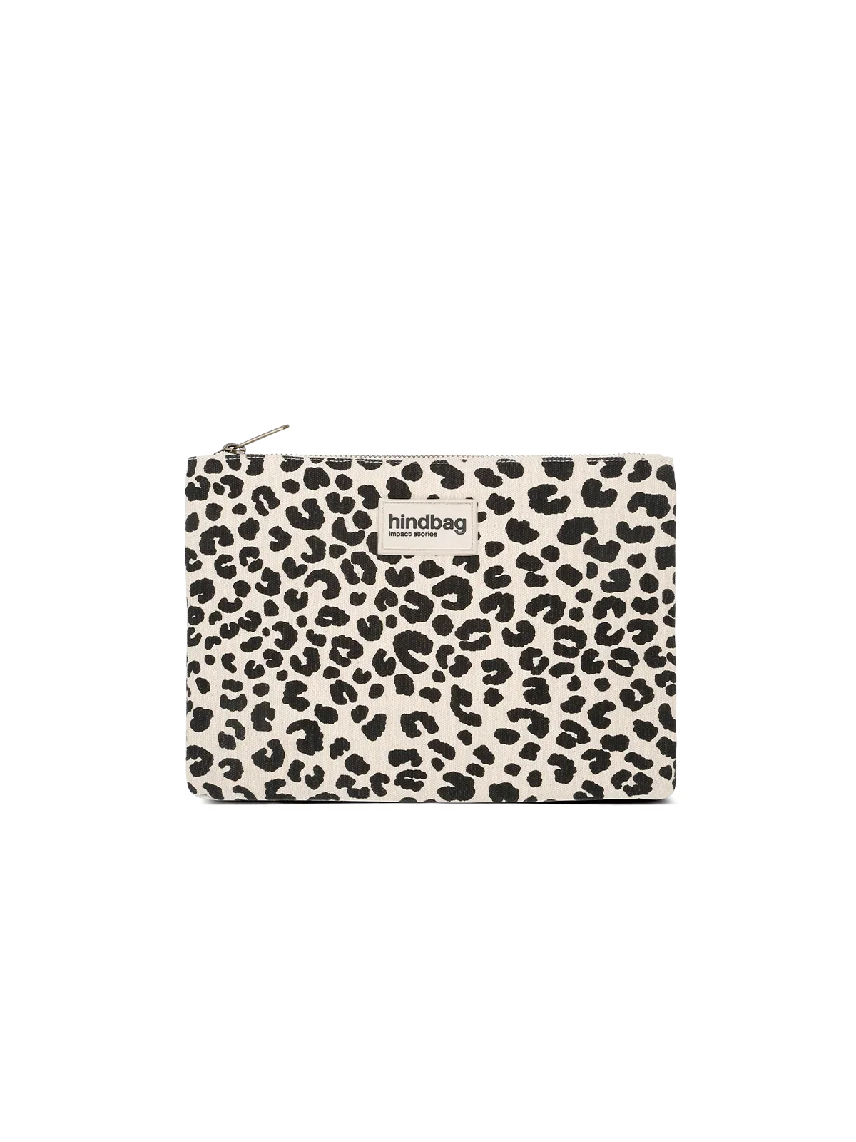 Ema Leopard Off-white Pouch
