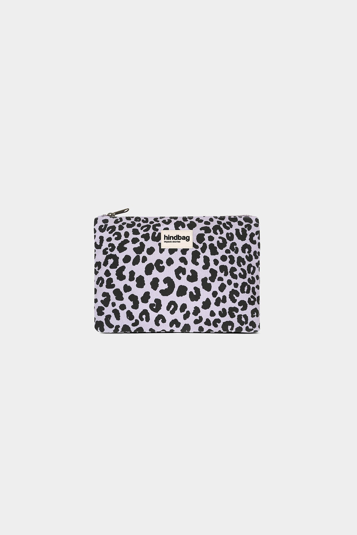 Ema Lilac Leopard Pouch