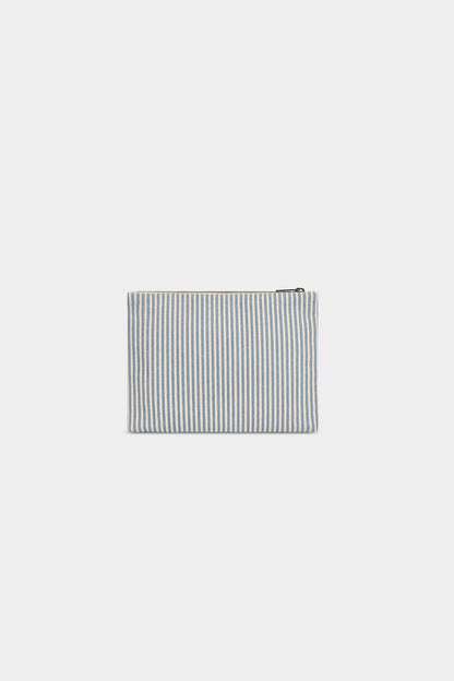 Ema Blue Stripes Pouch