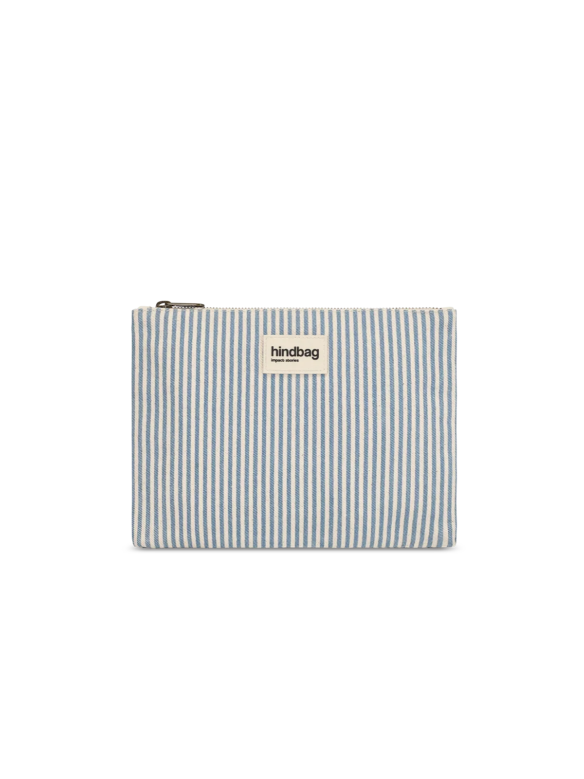 Ema Blue Stripes Pouch