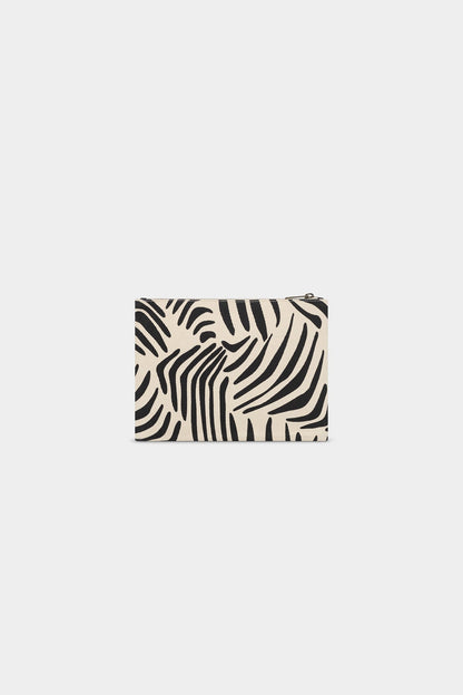 Ema Zebra Cream Pouch