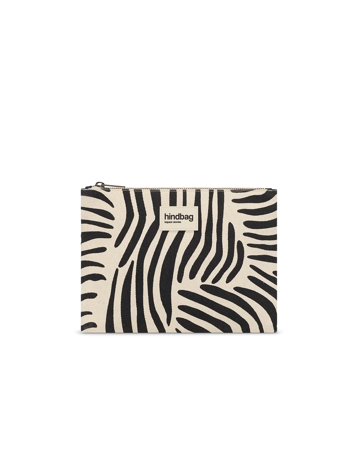 Ema Zebra Cream Pouch