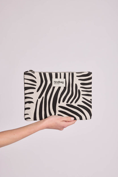 Ema Zebra Cream Pouch