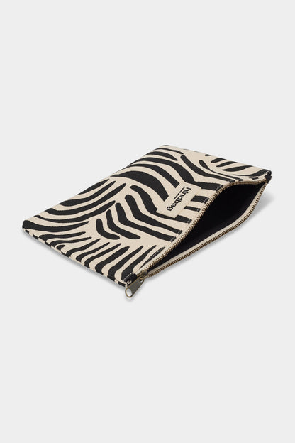 Ema Zebra Cream Pouch