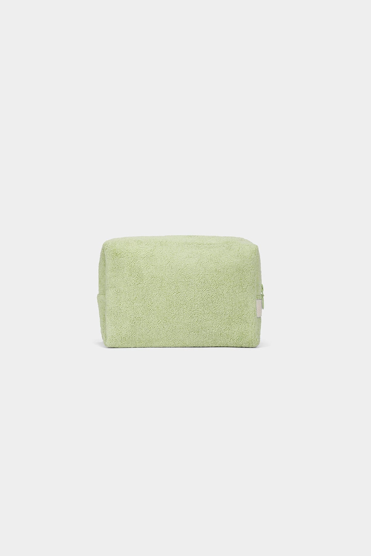 Léon Terry toiletry bag in almond green