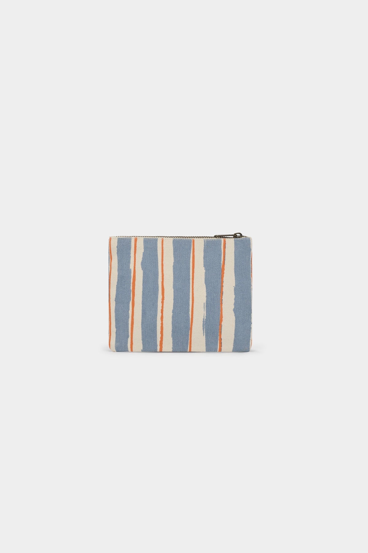 Lou Pouch Orange and Blue Stripes