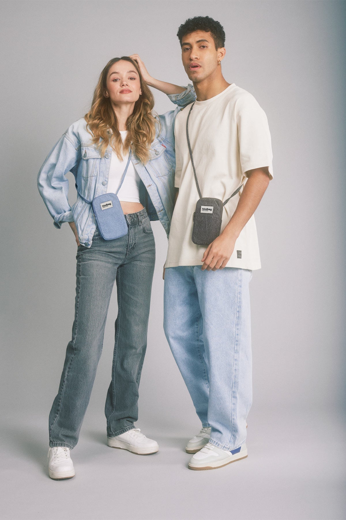 Bill Denim Blue Phone Pouch