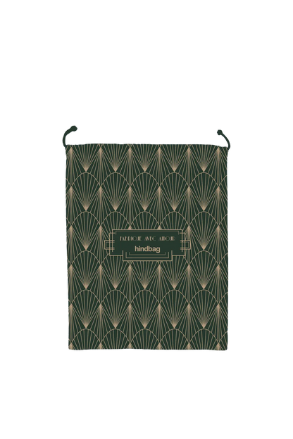 Green reusable gift bag