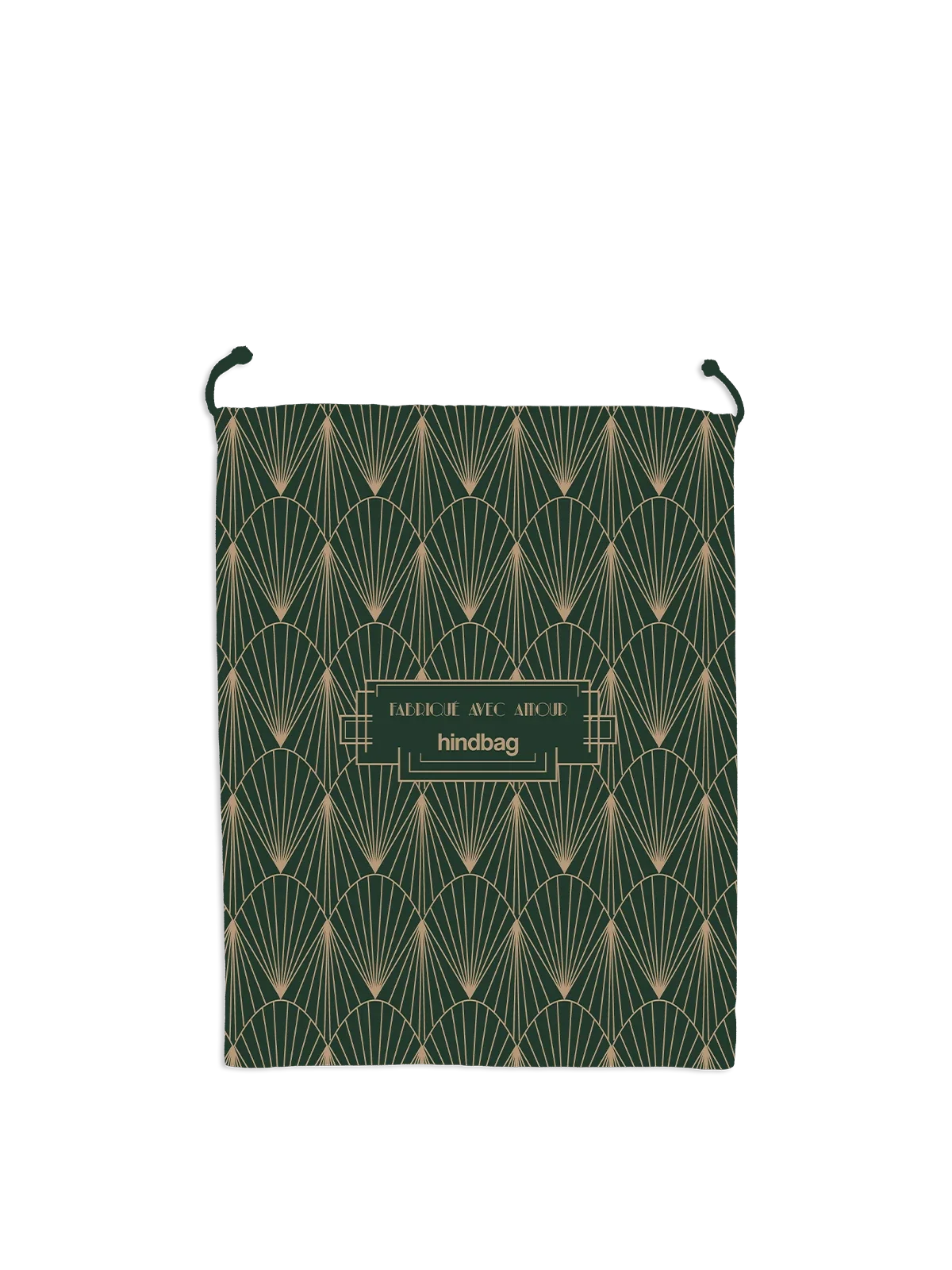 Green reusable gift bag