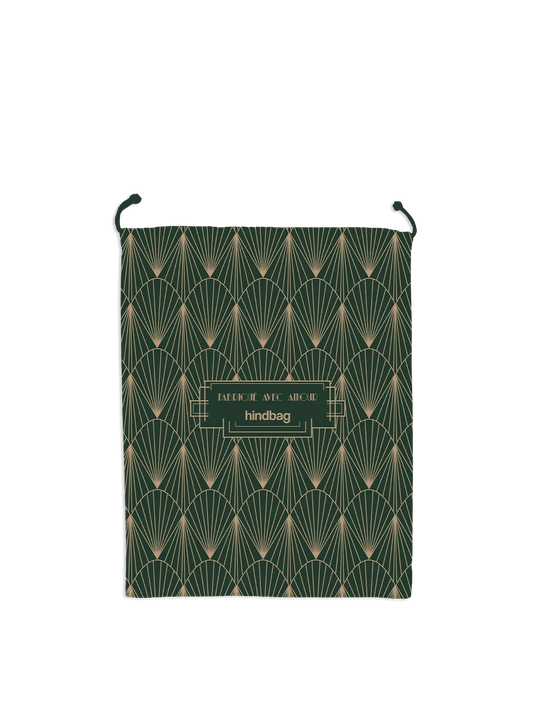 Green reusable gift bag