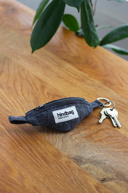 Côme Denim Gray Banana Keychain