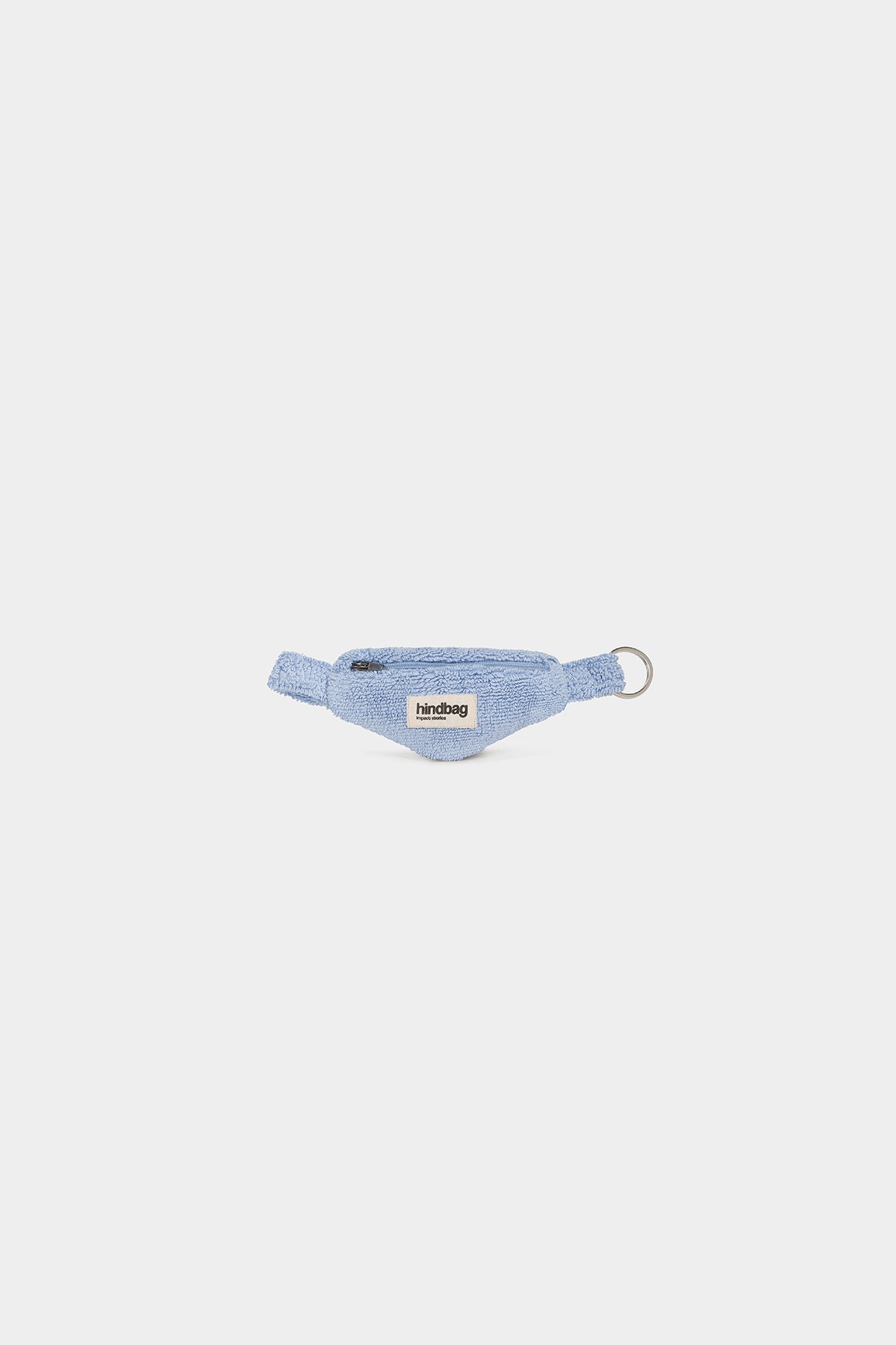 Côme Fanny pack keychain Terry Blue cloud