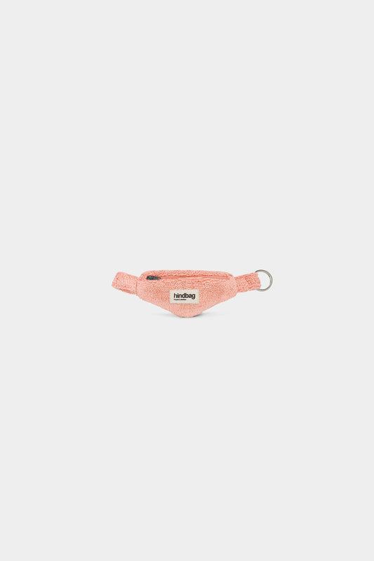Côme Terry Fanny pack Keychain Coral Pink