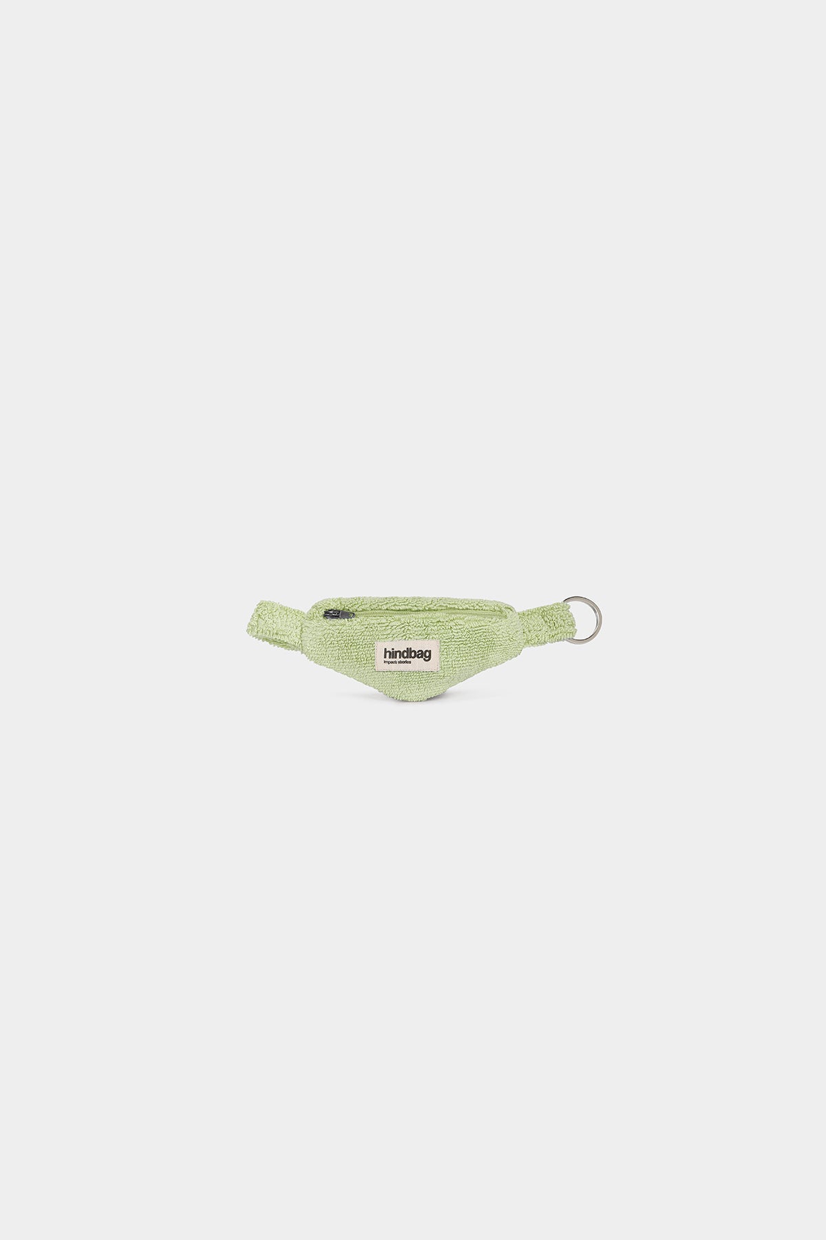 Côme Fanny pack keychain Terry almond green