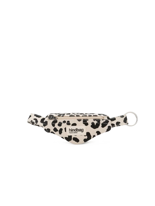 Côme Leopard Off-white Fanny-pack Keychain