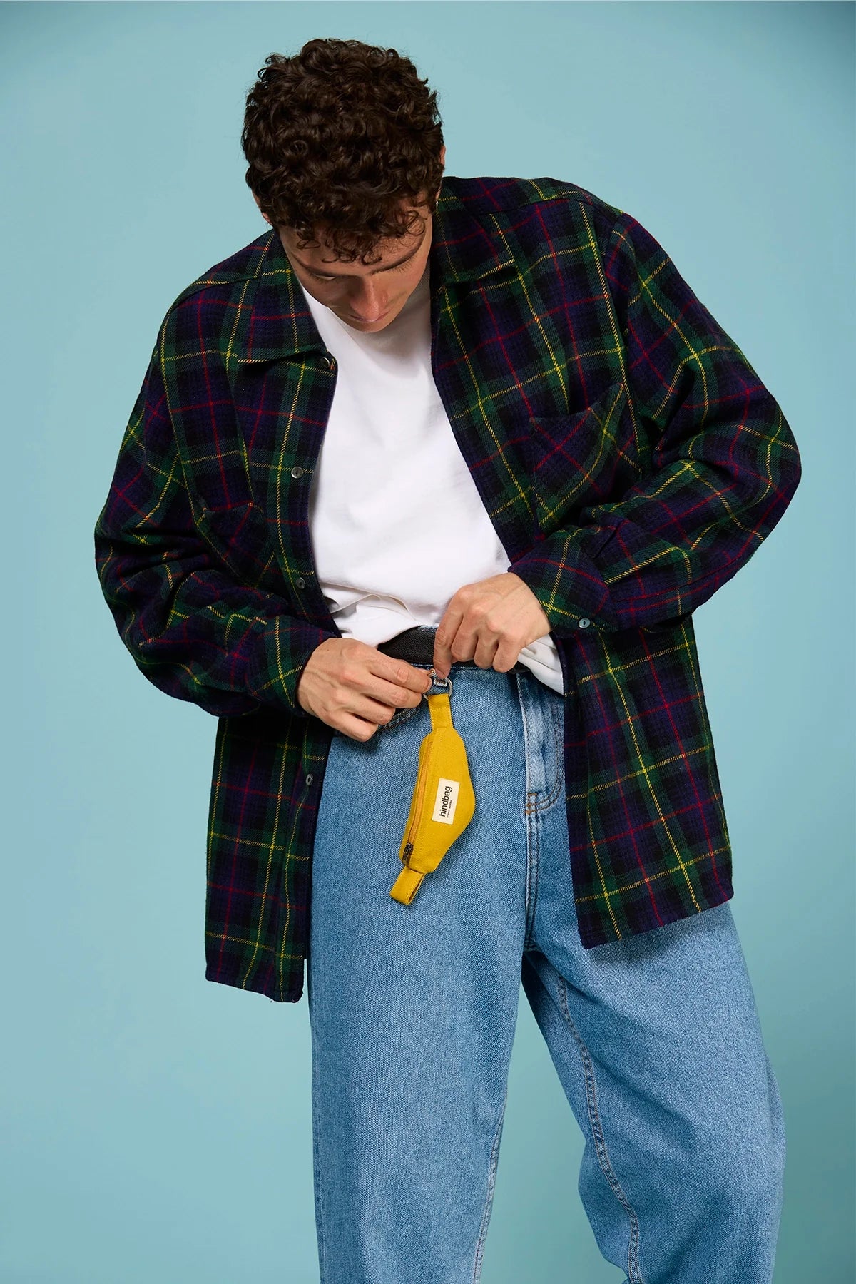 Côme Safran banana key ring