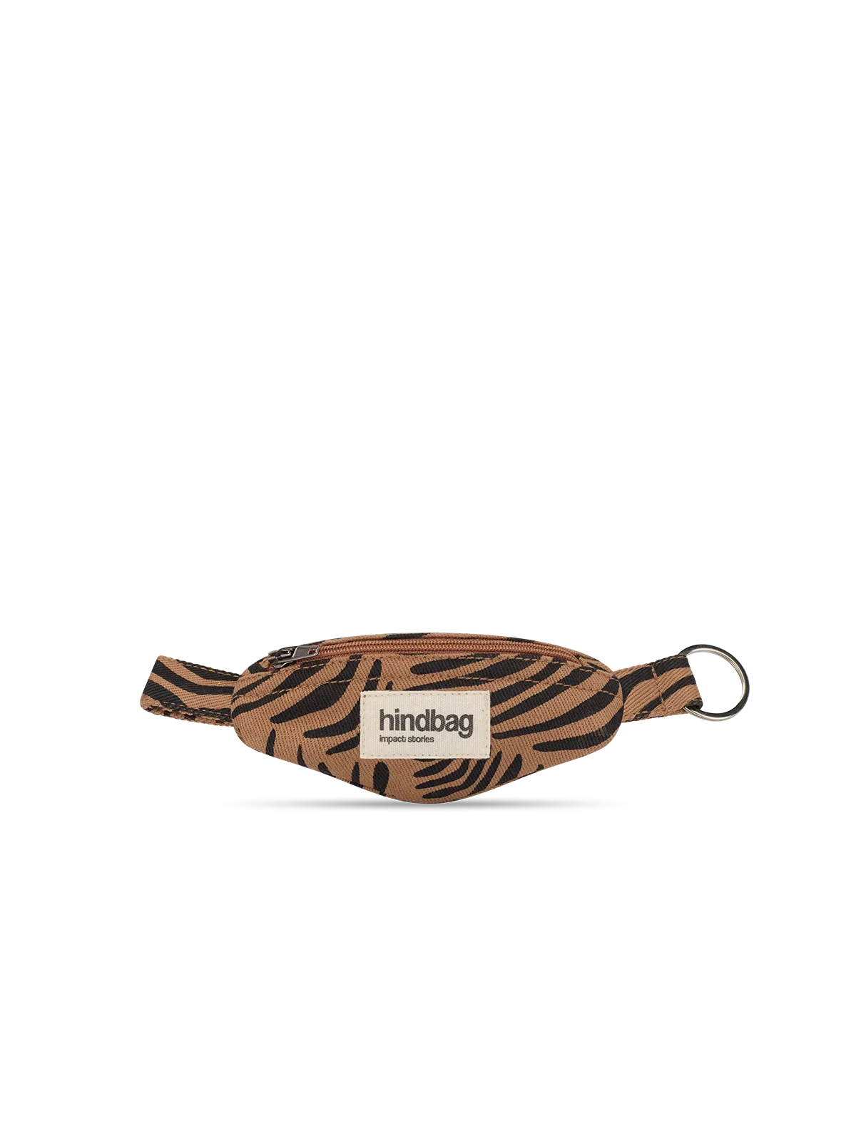 Côme Fanny Pack Keychain Cinnamon Zebra