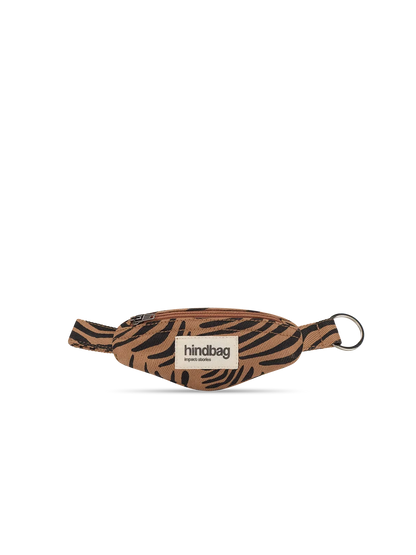 Côme Fanny Pack Keychain Cinnamon Zebra
