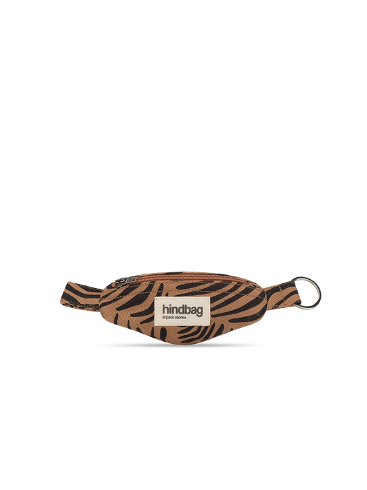 Côme Fanny Pack Keychain Cinnamon Zebra