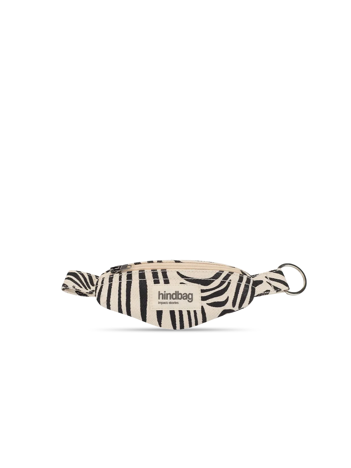 Côme Banana Keychain Ecru Zebra