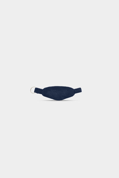 Côme Navy Corduroy Banana Keychain
