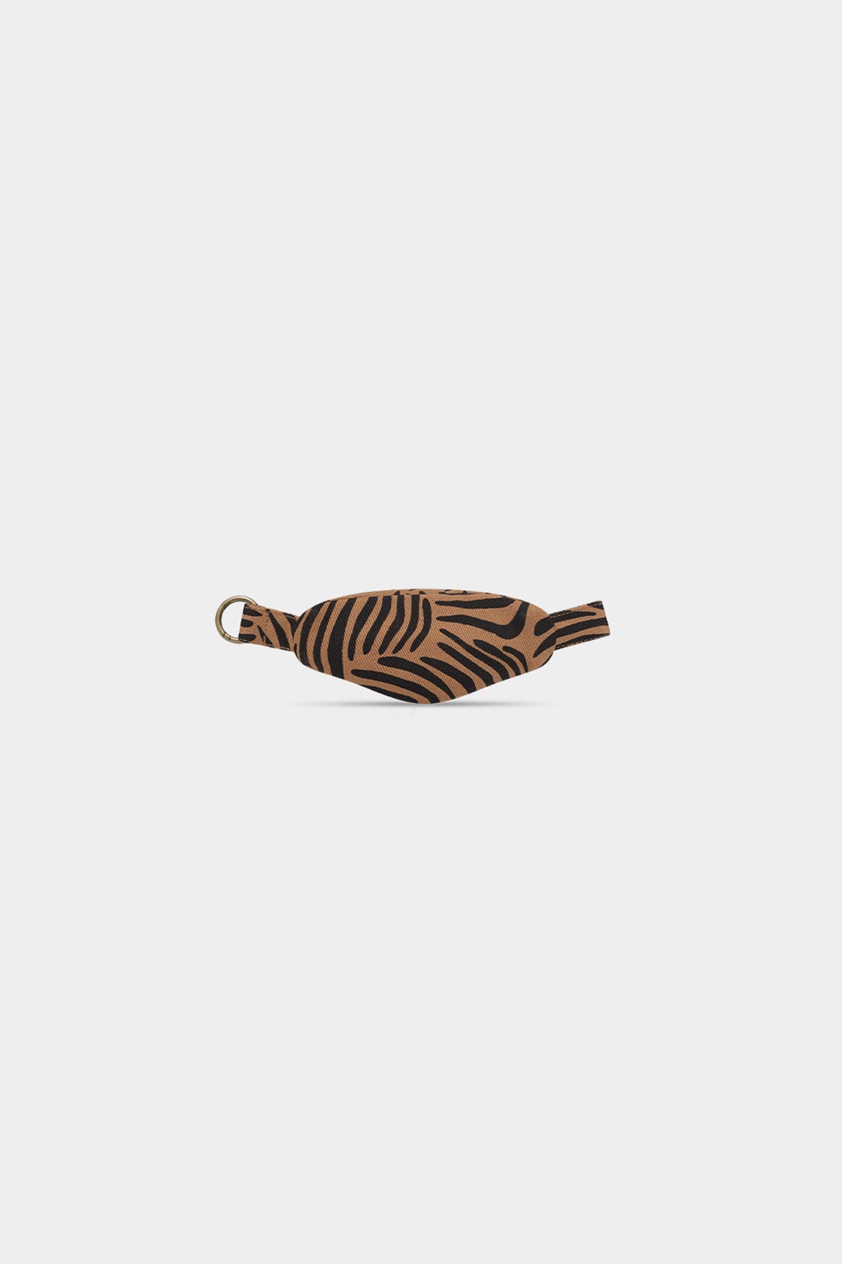 Côme Fanny Pack Keychain Cinnamon Zebra