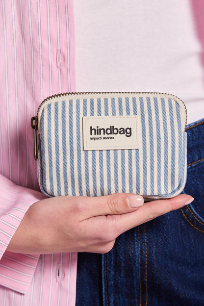 Lili Blue Stripes coin purse