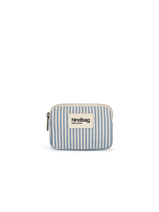 Lili Blue Stripes coin purse