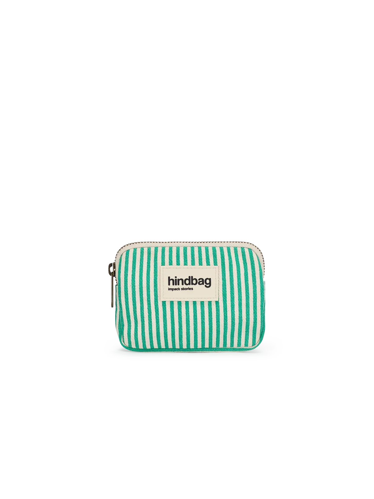 Lili Stripe Green Coin Purse