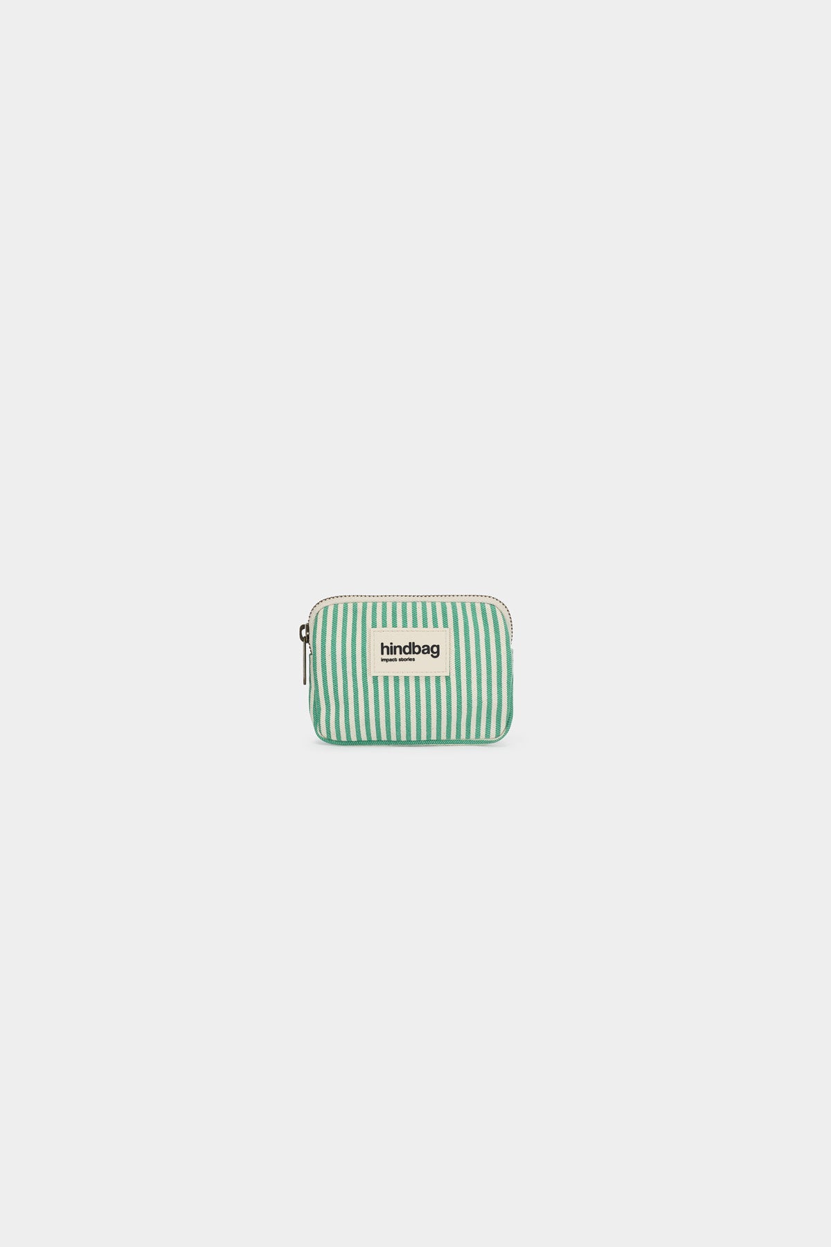 Lili Stripe Green Coin Purse