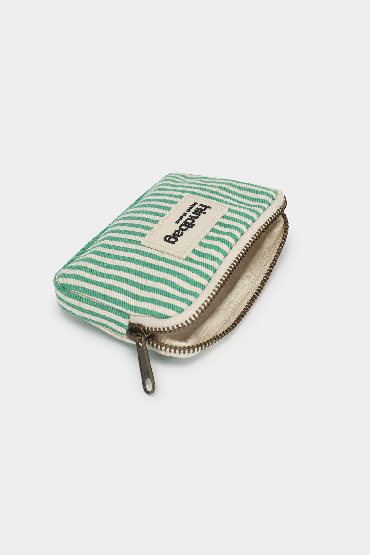 Lili Stripe Green Coin Purse
